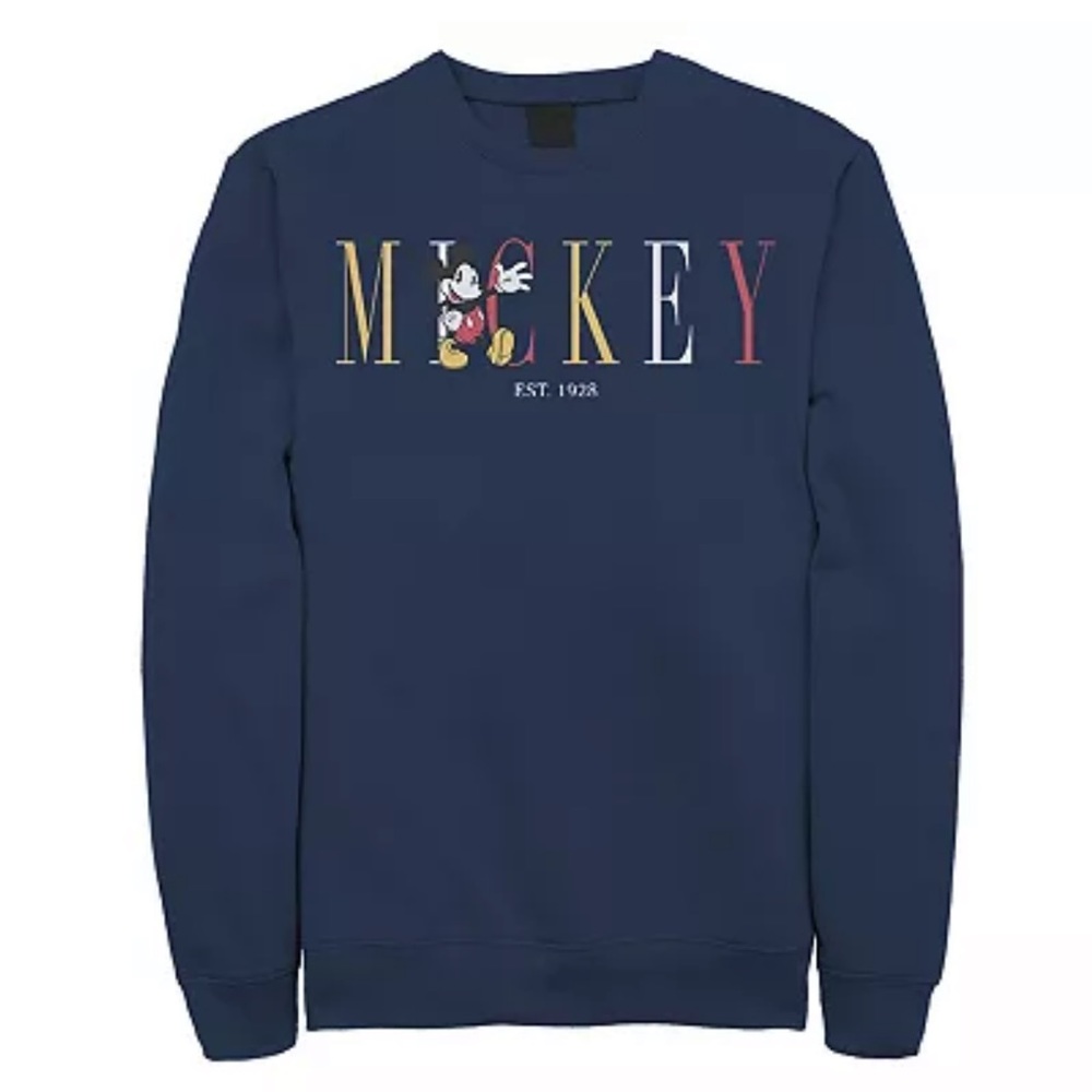 Mickey Mouse Navy Crewneck